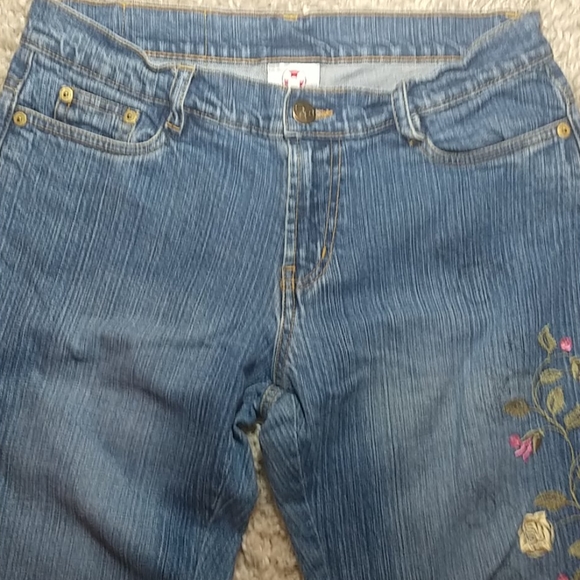 DISNEY STORE Women's TINKERBELL JEANS Size 4 - Picture 4 of 10